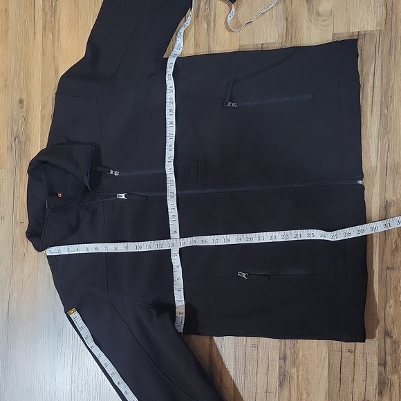 32 DEGREES HEAT Black Zip Up Fleeced Lined Jacket - Picture 8 of 11